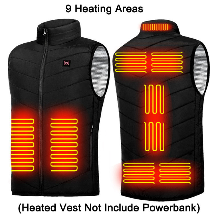 Winter USB Heated Jacket Men's and Women's Fashion Hunting Warm Clothing